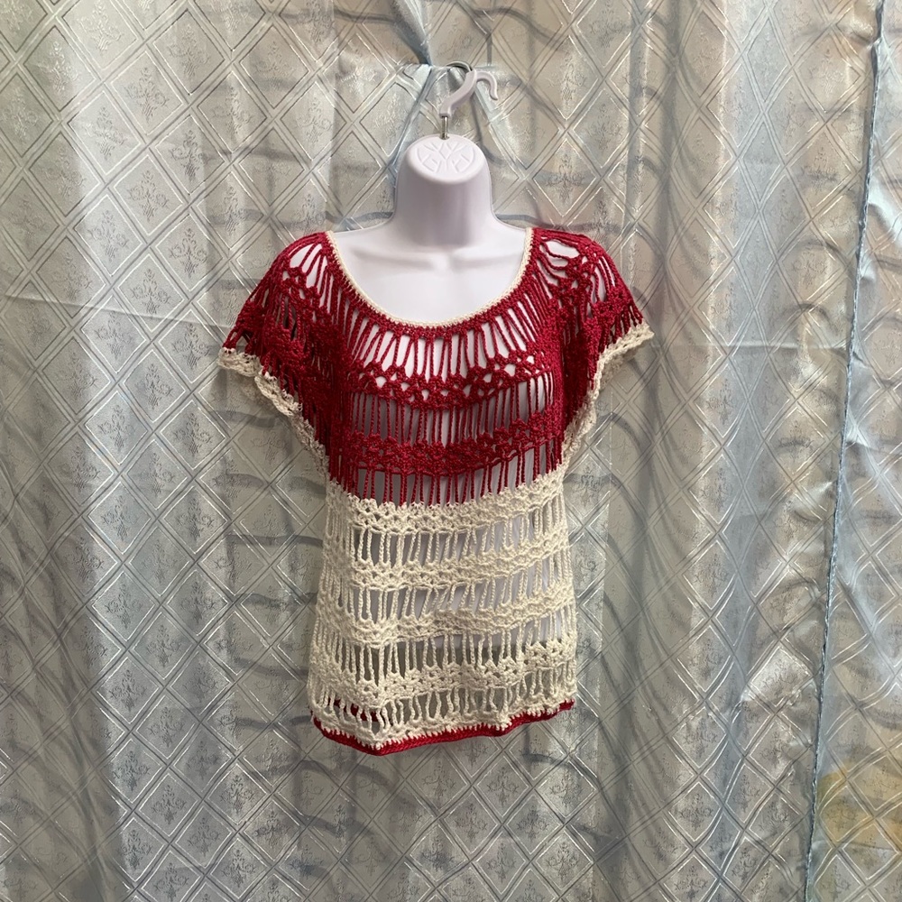 blouse handmade crocheted